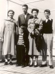 Service Family On Ship 1950